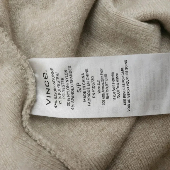 VINCE RIB SCOOP NECK - Picture 6 of 7